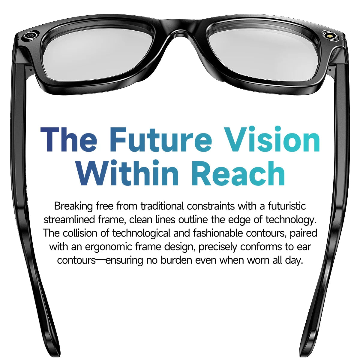 Ai Smart Glasses Unisex AI Smart Glasses with 8MP Camera Video Recording 100+ Languages Translation Sunglasses Bluetooth Call Music Play Men Women