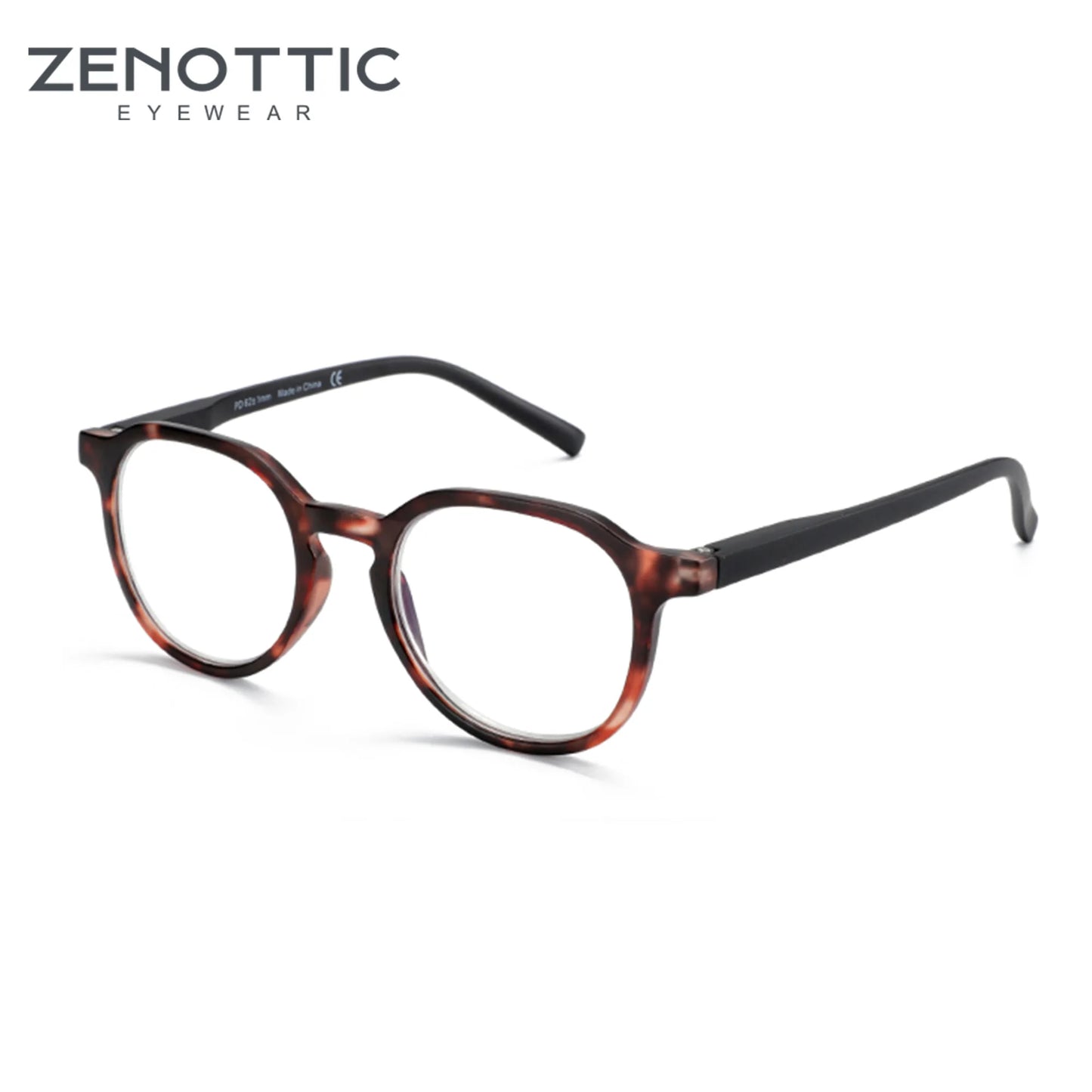 ANTI BLUE LIGHT Retro Circular Glasses Blue Light Blocking Round Computer Eyeglasses for Unisex Fashion