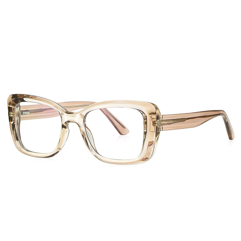 Reading Glasses VICKY Square Personalized Design Women's Anti-Blue Light Glasses Customized Prescription Available PFD2147