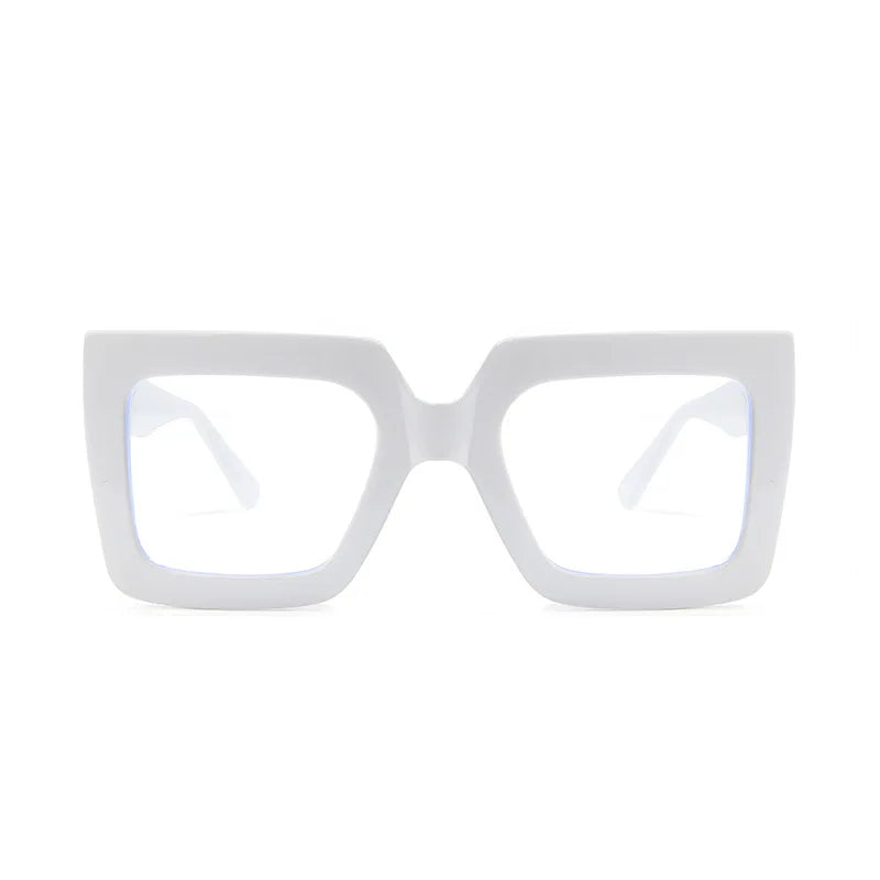 COMPUTER GLASSES / EXECUTIVE Square Shape Woman Eyeglasses Bohemian Style Blue Light Blocking Glasses for Women New Style Decorative Glass