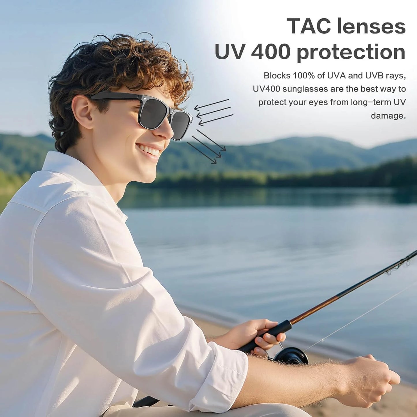 Ai Smart Glasses Unisex New Smart Glasses Recording Videos AI Photo Recognition Translation Call Sunglasses Men Women Waterproof Bluetooth Glasses
