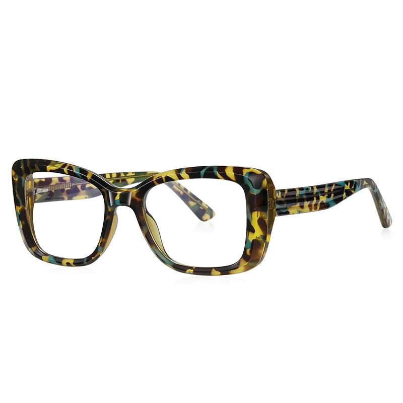 Reading Glasses VICKY Square Personalized Design Women's Anti-Blue Light Glasses Customized Prescription Available PFD2147
