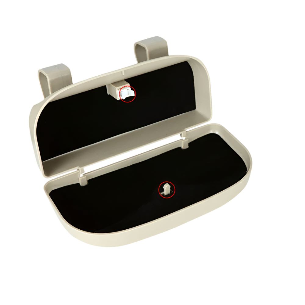1 PC Glasses Case For Car Sun Visor Glasses Storage Box Sunglasses Holder Auto Visor Sunshade Organizer Accessories For Glasses