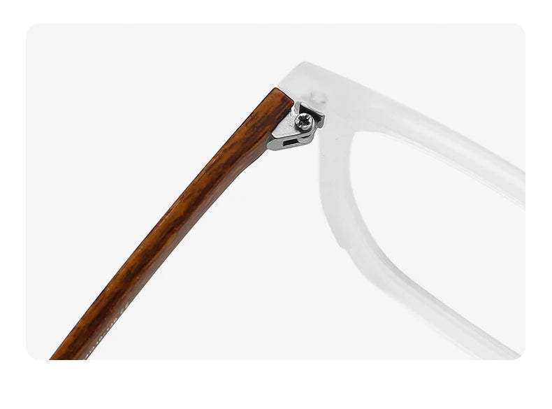 ANTI BLUE LIGHT Wood Pattern Retro / Glasses for Men Optical TR90 MEN / WOMEN Square Glasses Frame Clear Lens Gift Frames F75233