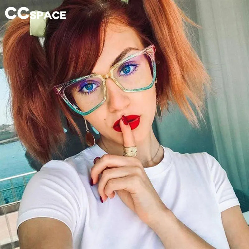 COMPUTER GLASSES / EXECUTIVE Women Rainbow Glasses Frames Anti Blue Light Fashion Computer Eyeglasses