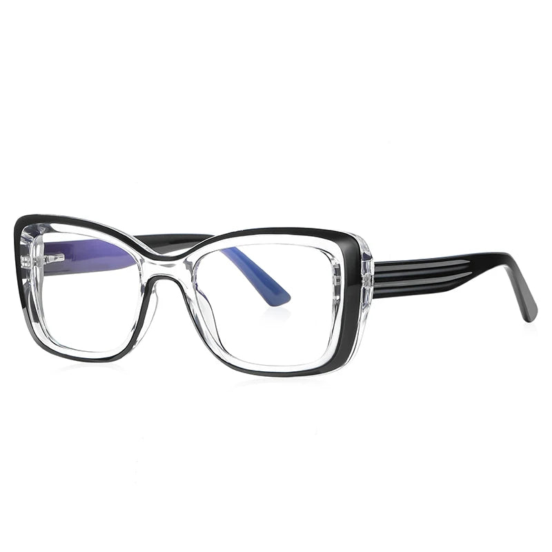 Reading Glasses VICKY Square Personalized Design Women's Anti-Blue Light Glasses Customized Prescription Available PFD2147