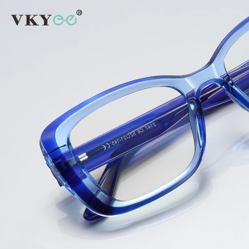 Reading Glasses VICKY Square Personalized Design Women's Anti-Blue Light Glasses Customized Prescription Available PFD2147