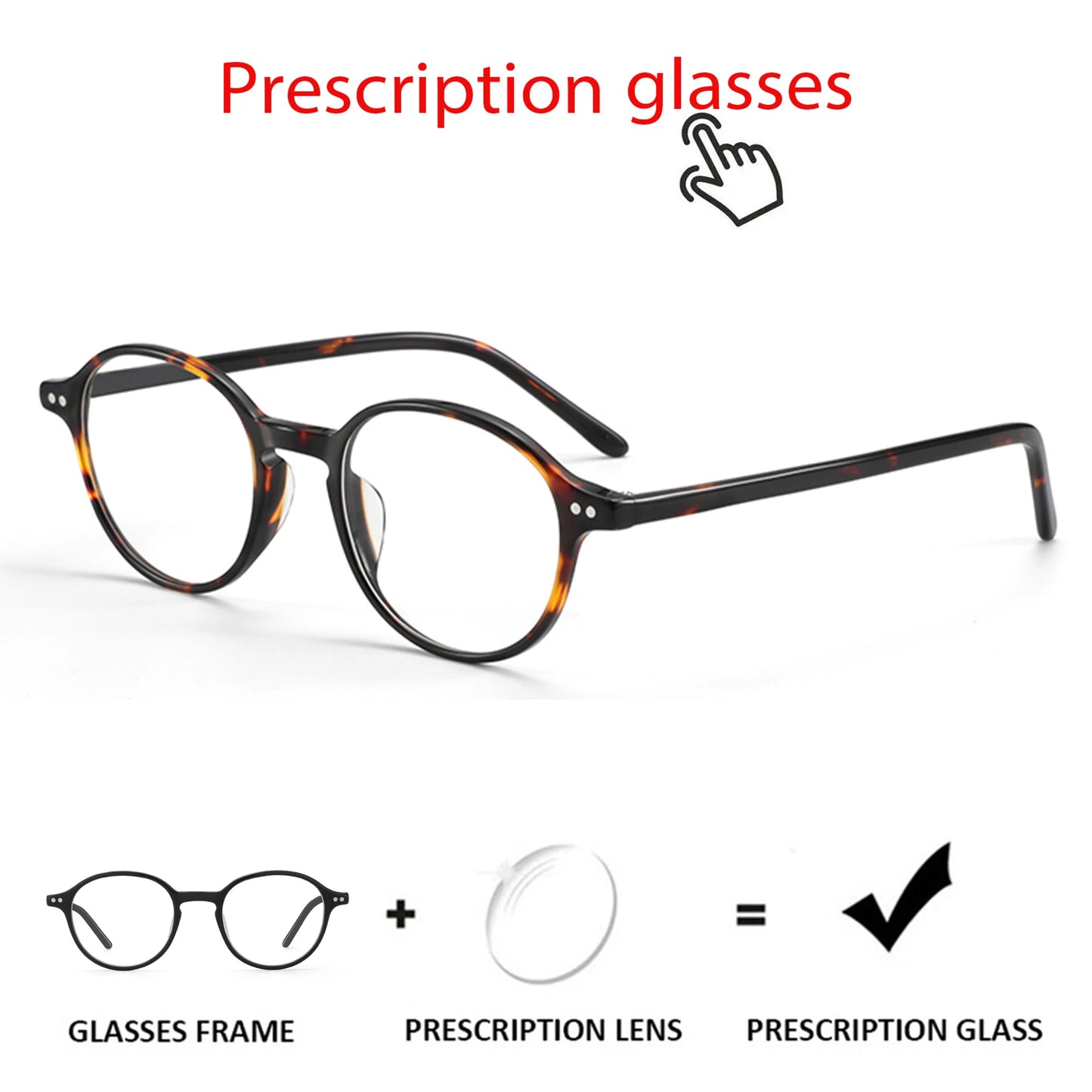 Acetate Anti Blue Light Computer Eyeglasses Unisex