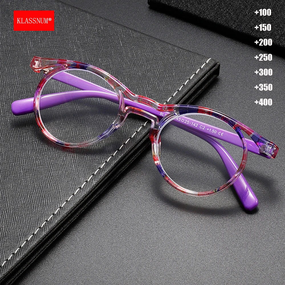 Reading Glasses Magnifying Glasses Woman Ladies Reader Eyewear Presbyopia Glasses Diopter +1.0 2.5 +4.0