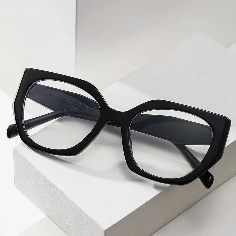 COMPUTER GLASSES / EXECUTIVE Cat Eye Eyeglasses Frames for Women Brand Designer Fashion Luxury Anti Blue Light Computer Eye Glasses Ladies Optical Eyewear