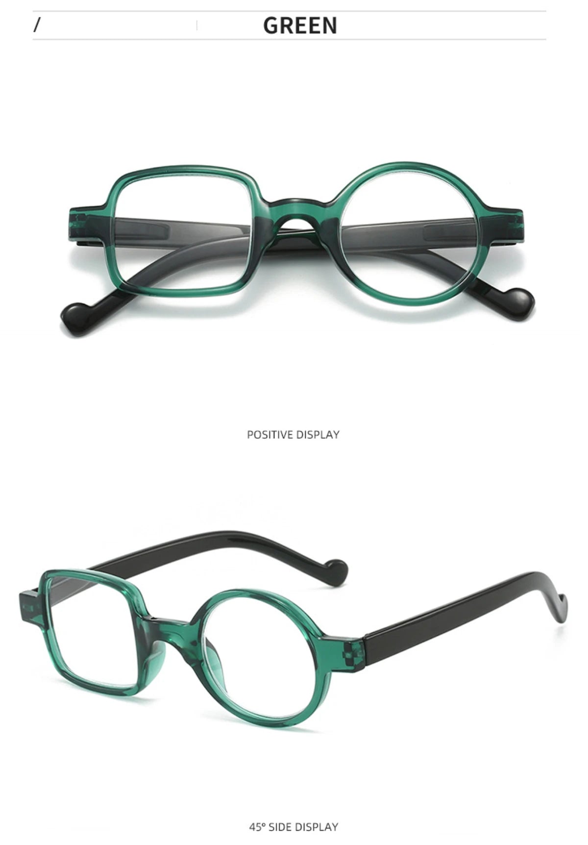 Reading Glasses Retro Round Spring Hinge Blue Light Blocking Woman Men Classic Presbyopia Reader Glasses Diopter +1.0 To +4.0