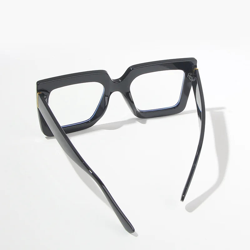 COMPUTER GLASSES / EXECUTIVE Square Shape Woman Eyeglasses Bohemian Style Blue Light Blocking Glasses for Women New Style Decorative Glass