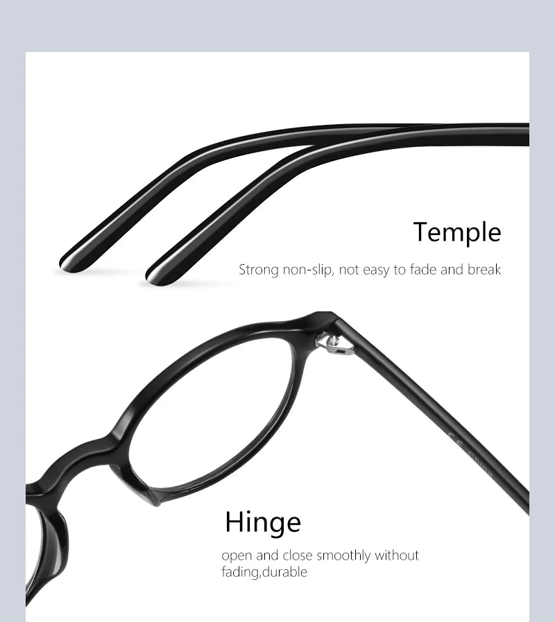 Acetate Anti Blue Light Computer Eyeglasses Unisex