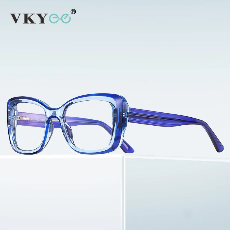 Reading Glasses VICKY Square Personalized Design Women's Anti-Blue Light Glasses Customized Prescription Available PFD2147