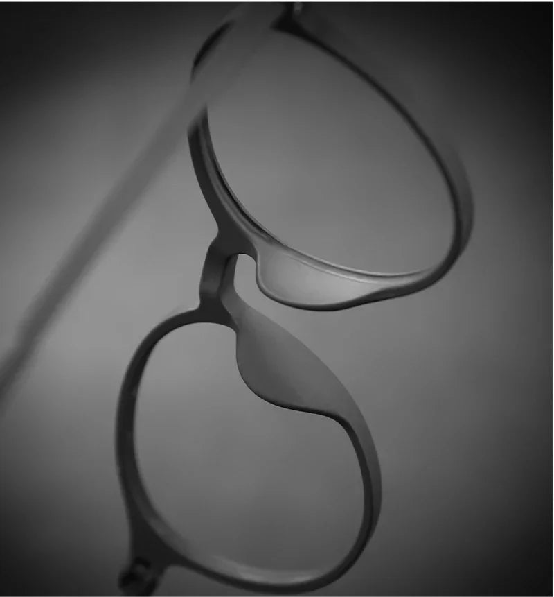 3050 Pure Titanium Round Frame Anti Blue Light Reading Glasses Men / Woman Computer Presbyopic Eyeglasses Magnifying Eyewear