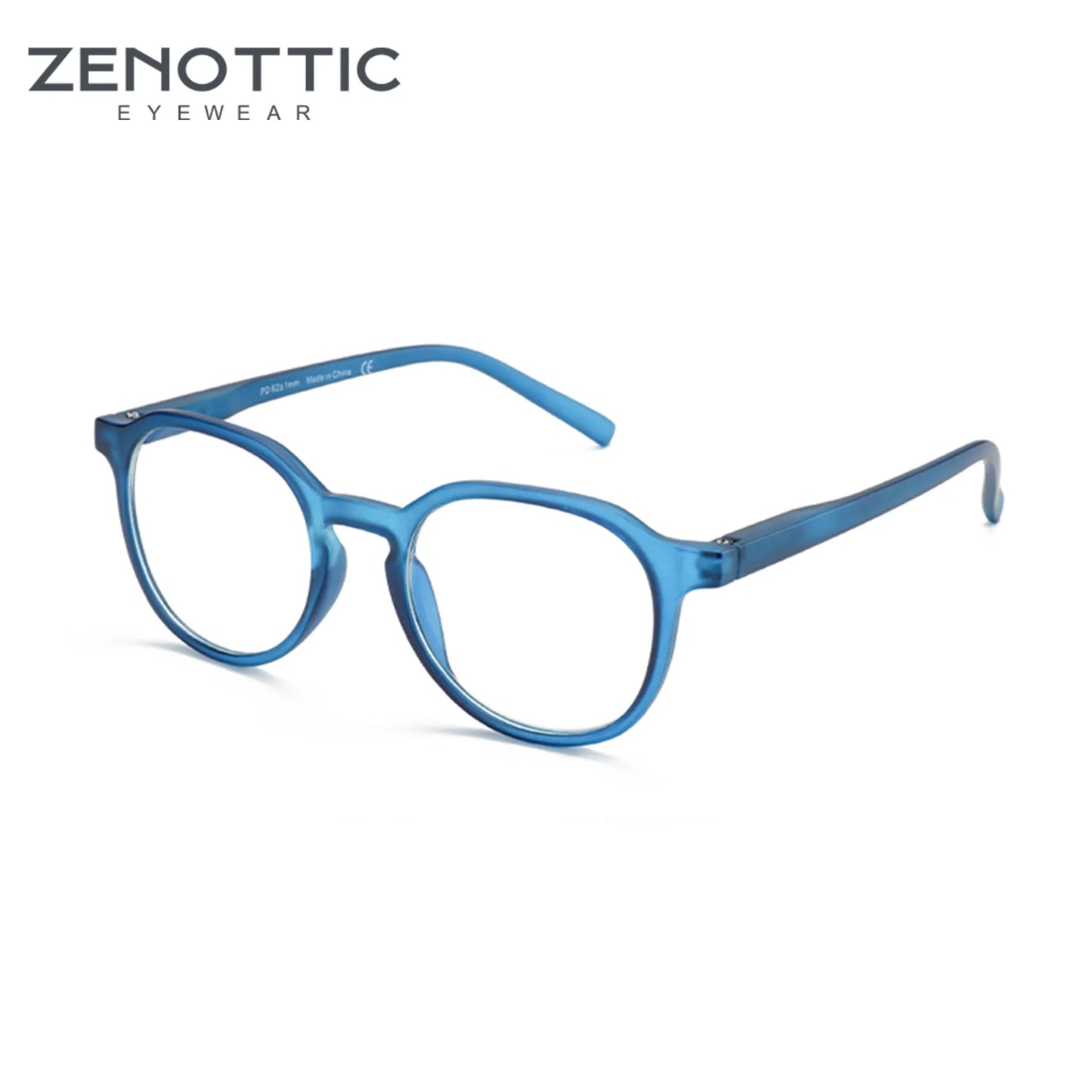 ANTI BLUE LIGHT Retro Circular Glasses Blue Light Blocking Round Computer Eyeglasses for Unisex Fashion