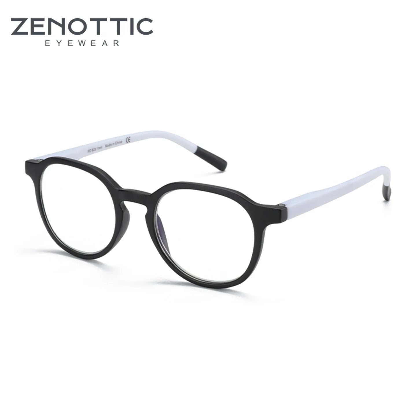 ANTI BLUE LIGHT Retro Circular Glasses Blue Light Blocking Round Computer Eyeglasses for Unisex Fashion