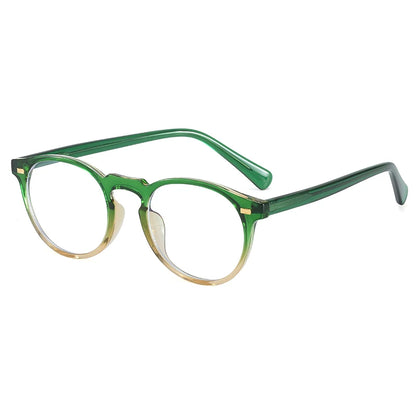 ANTI BLUE LIGHT Round Oval Eyeglasses Frame with  Lenses