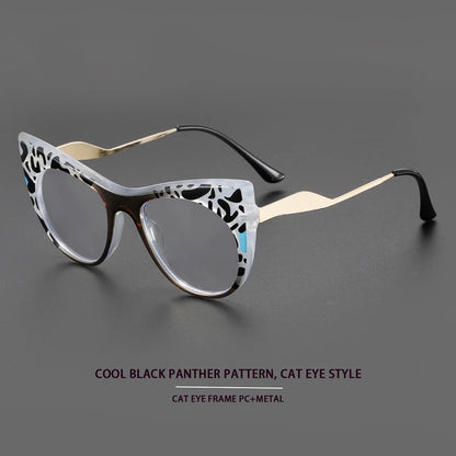 COMPUTER GLASSES / EXECUTIVE Women's Cat Eye Anti Blue Light Glasses Fashion Looking Younger Blue Ray Glasses for Daily Use
