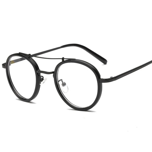 EYGLASSES FRAME EXECUTIVE Vintage Round Women Men Classic Optical Eyeglasses Clear Lens Retro Spectacles Pink Transparent Eyewear