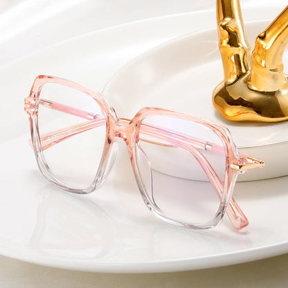 ANTI BLUE LIGHT   Women's Luxury Designer Optical Frames   Blue Light Blocking Prescription Glasses Rectangle Style  Eyewear