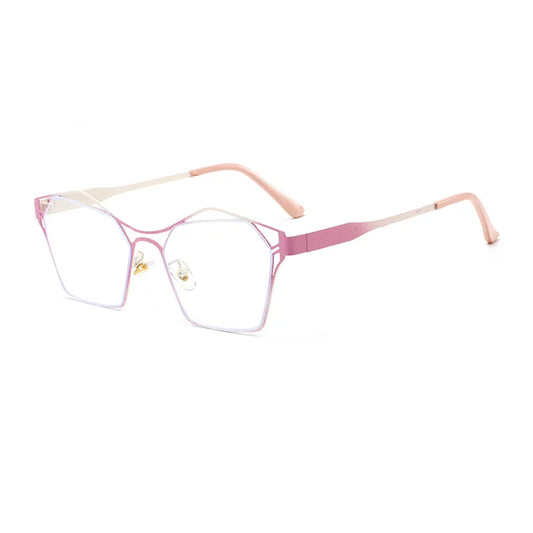 COMPUTER GLASSES / EXECUTIVE Fashion Anti Blue Light Blocking Eyewear Optical Frame Eye Transparent Green Color Cat Eye Fashion Women's Trendy Glasses