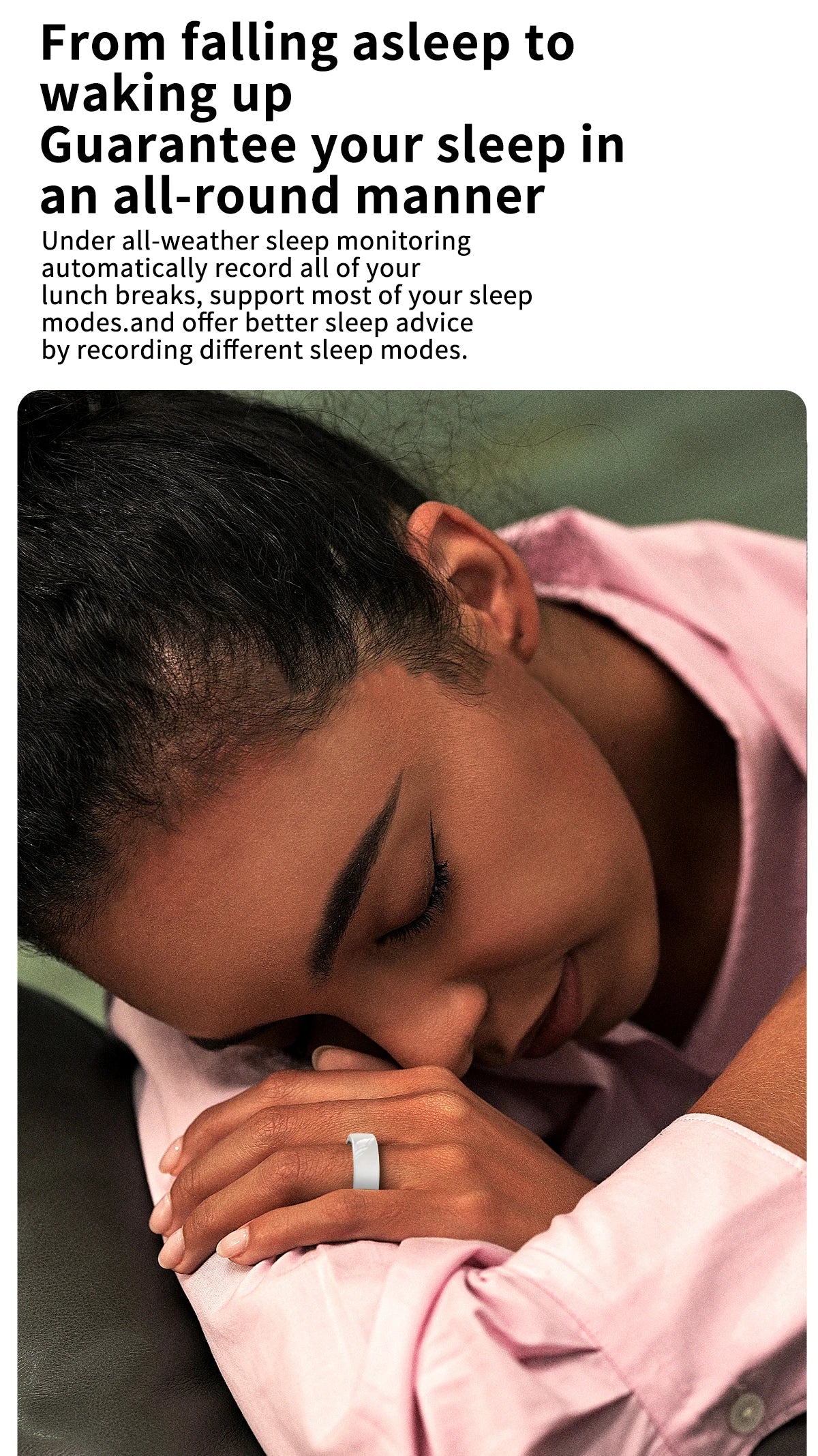 Sports Smart Health Ring  BT 5.2 Heart Rate Blood Pressure Oxygen Monitor Fitness tracker Smart Ring NFC with App