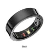 RM1A Smart Health Ring Couples Blood Oxygen & Heart Rate HRV Tracking Android App Controlled Steel Case