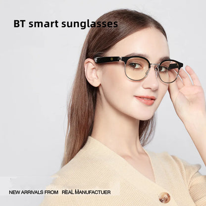 Ai Smart Glasses Unisex Luxury Smart Sunglasses Earphones Men Women High Quality Polarized Fashion UV400 Eye Glasses Custom MX02 Polarized Sunglasses