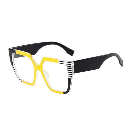 COMPUTER GLASSES / EXECUTIVE Multicolor Oversize Square Anti Blue Light Glasses New Trendy Women Men Blue Light Blocking Glasses