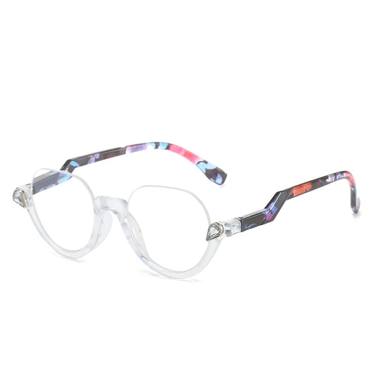 Reading Glasses Women's  Gray PC Blue Ray Blue Filter Minus 250 Presbyopia Correction