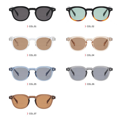 Superhot Eyewear 45132 Fashion 2025 Retro Round Simple UV400 Decorative Sunglasses
