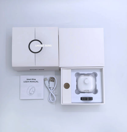 IP68 Waterproof Intelligent Touch Control Multi Functional 2025 AI Smart Rings  Magnetic Fast Charging Sport Management