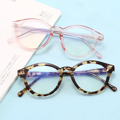 ANTI BLUE LIGHT Round Frame Eyeglasses Glasses