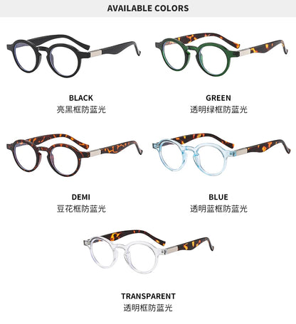 COMPUTER GLASSES / EXECUTIVE Unisex  Simple Frame Anti-Blue Light Anti-Radiation Fashionable PC Material Black Transparent Green