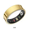 RM1A Smart Health Ring Couples Blood Oxygen & Heart Rate HRV Tracking Android App Controlled Steel Case