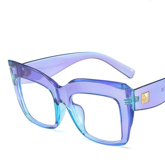 COMPUTER GLASSES / EXECUTIVE Eyeglasses  New Fashion Best Selling Ladies Plastic Classic Leopard Frame Anti-blue Light Glasses