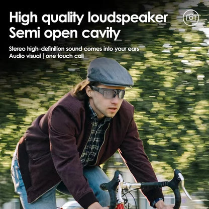 ANTI BLUE LIGHT Luxury Sunglasses DV Sunglasses Camera XV16 Earphones Photo BT Connection Voice Assistant 8GB Smart Glasses with Camera