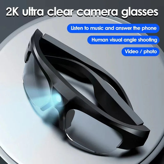 ANTI BLUE LIGHT Luxury Sunglasses DV Sunglasses Camera XV16 Earphones Photo BT Connection Voice Assistant 8GB Smart Glasses with Camera