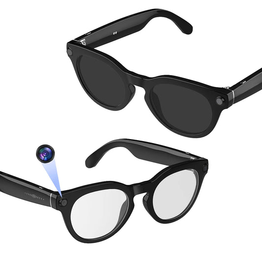 Ai Smart Glasses Unisex V03 Smart Glasses 800W Wireless Audio Camera AI Translation Wifi Video Recording ENC Noise Reduction Smart Wearable Headset