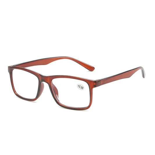 Reading Glasses 1pc TR Squared Frame Good Quality Presbyopia Fashion Male Female Unisex Corrective Eyeglasses