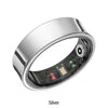 RM1A Smart Health Ring Couples Blood Oxygen & Heart Rate HRV Tracking Android App Controlled Steel Case