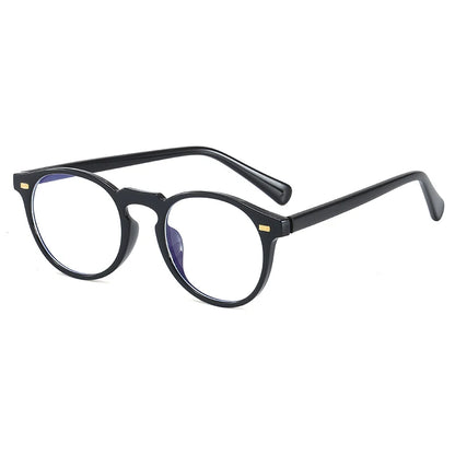ANTI BLUE LIGHT Round Oval Eyeglasses Frame with  Lenses