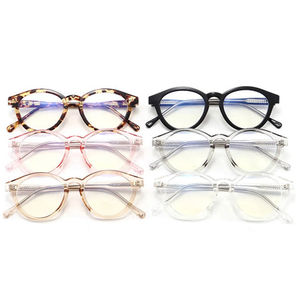 ANTI BLUE LIGHT Round Frame Eyeglasses Glasses