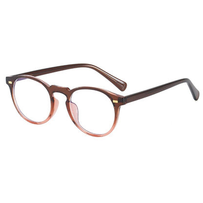 ANTI BLUE LIGHT Round Oval Eyeglasses Frame with  Lenses