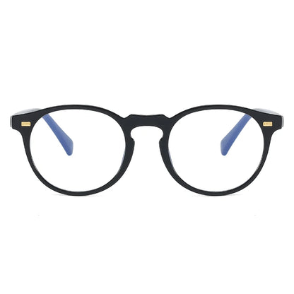 ANTI BLUE LIGHT Round Oval Eyeglasses Frame with  Lenses