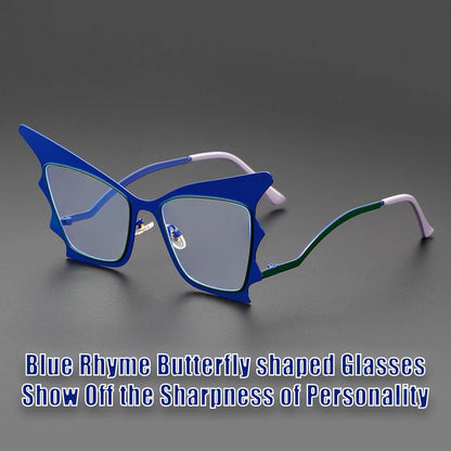 COMPUTER GLASSES / EXECUTIVE Women Myopia Prescription Glasses Hyperopia Reading Glasses Anti Blue Light Cat Eye Glasses Optical Eyeglasses Frame