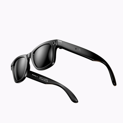 Ai Smart Glasses Unisex Smart Glasses Camera Shooting Function AI Translation Travel Black Technology Outdoor Sunglasses Built-in Camera Recording Integrated