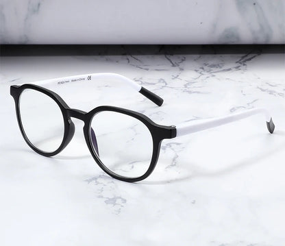 ANTI BLUE LIGHT Retro Circular  Glasses Blue Light Blocking Round Computer Eyeglasses for Unisex Fashion