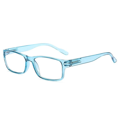 Reading Glasses Women Retro Anti Blue Light Clear Glasses Men Classic Rectangle Hyperopia Eyeglasses +1.0 +1.5 +2.0 +2.5 To +4.0